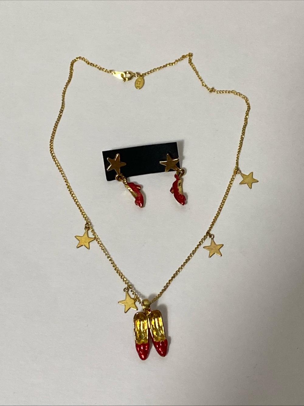 Set The necklace's & Earrings design is heavily inspired by The Wizard of Oz